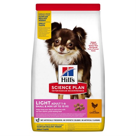 Hills Canine Adult Light S&M Chicken 6kg